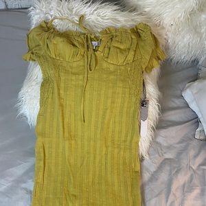 Off shoulder mini dress